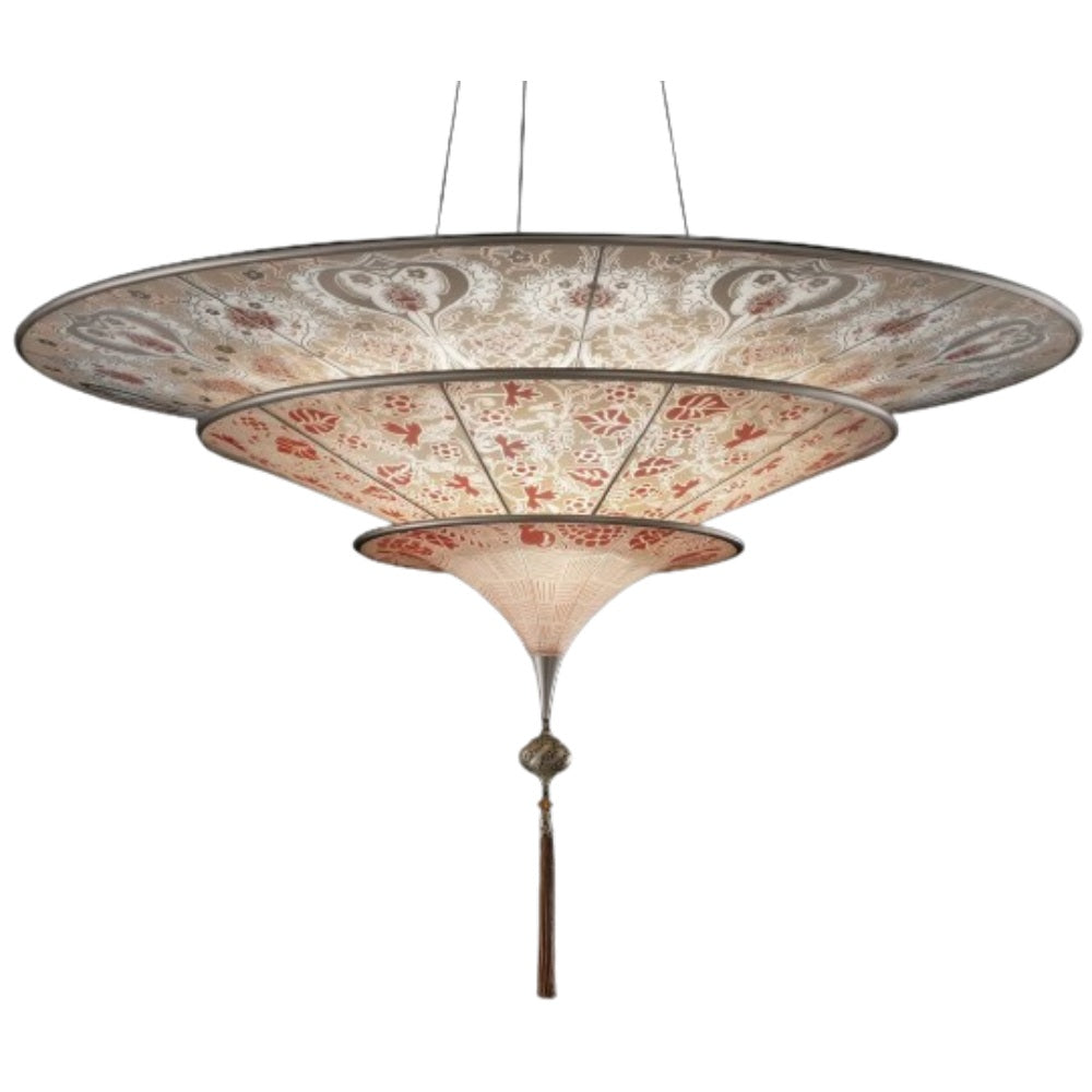 Fortuny G120SH-1 Scheherazade 3 Tiers Glass Lamp Ceiling