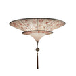 Fortuny G80SH-2 FM Scheherazade 2 Tiers Glass Lamp Flush Mount 29.25"