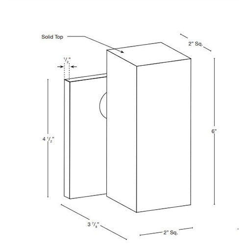 SPJ Lighting SPJ-2DL LED Down Light Wall Mount