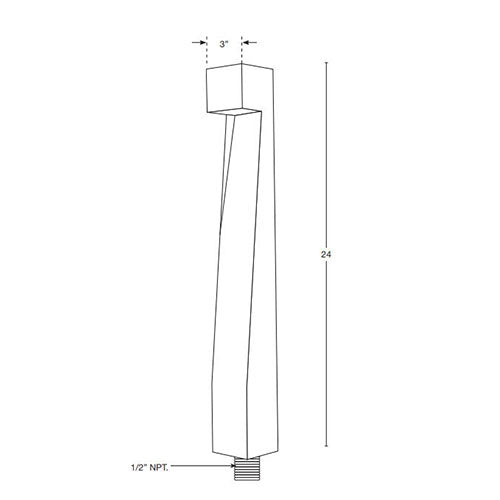 SPJ Lighting SPJ-334 6W LED Contemporary Path Light