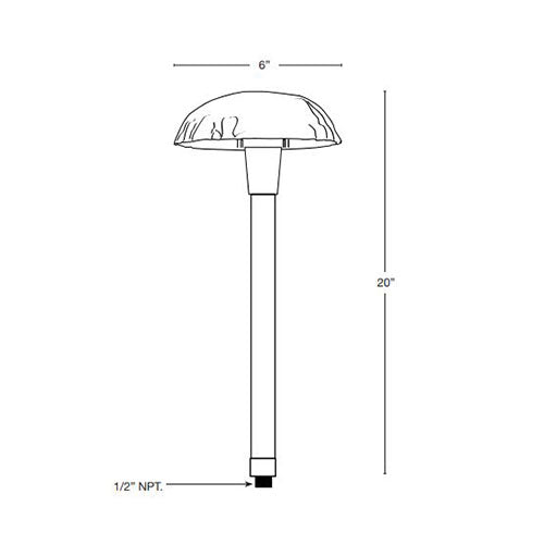 SPJ Lighting SPJ-MPL6 3W LED Pathway Light 8-15V