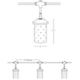 SPJ Lighting SPJ-PLS 2W LED Hanging Light 8-15V