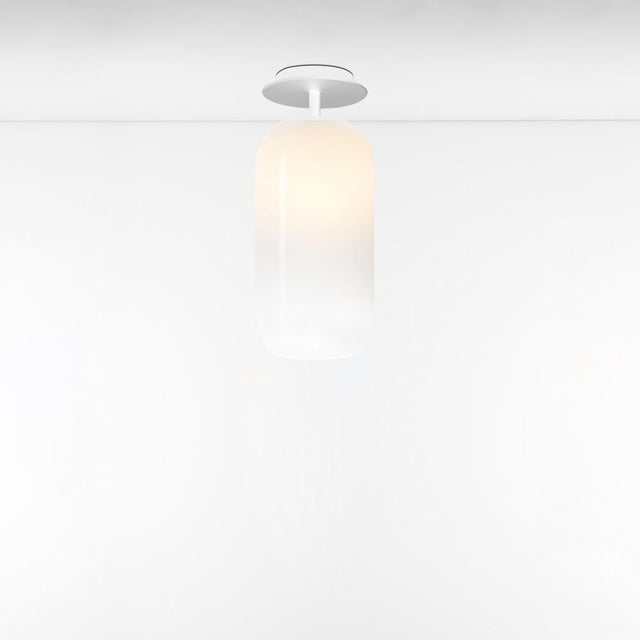 Artemide 1413228A Gople Classic Ceil Max 22W E26 White/White 120V