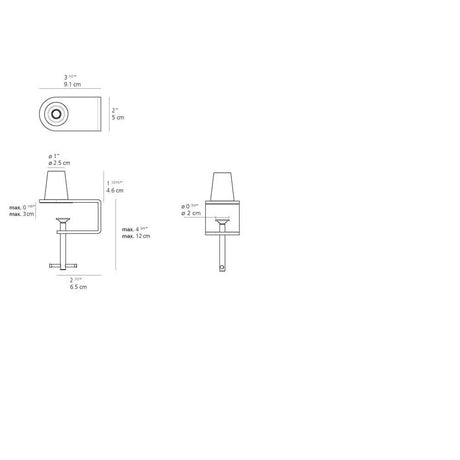 Artemide A004100 Tolomeo Table Clamp Aluminum Additional Image 1