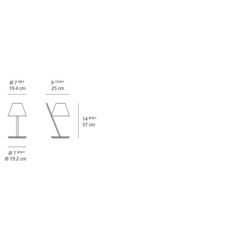 Artemide 17510 La Petite 6W E12 Table Light - Seginus Lighting