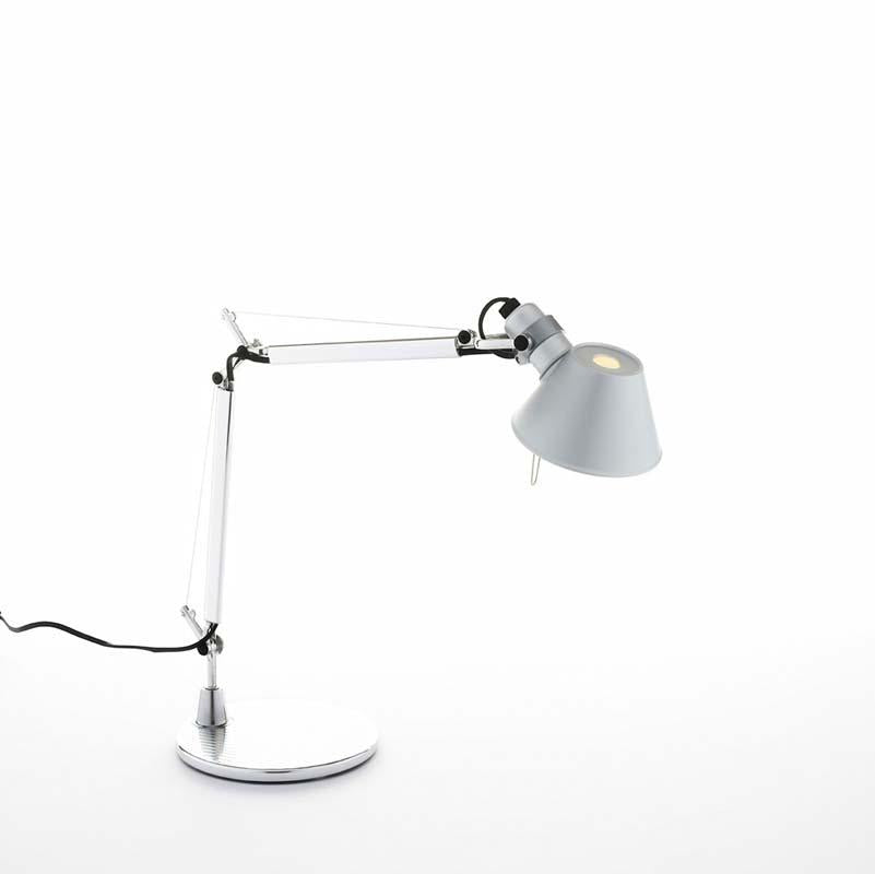 Artemide A011908 Tolomeo 8W Micro LED Aluminum Table Light with Base - Seginus Lighting