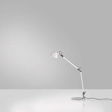 Artemide TOL004 Tolomeo Max 100W E26 Mini Aluminum Table Light with Base - Seginus Lighting