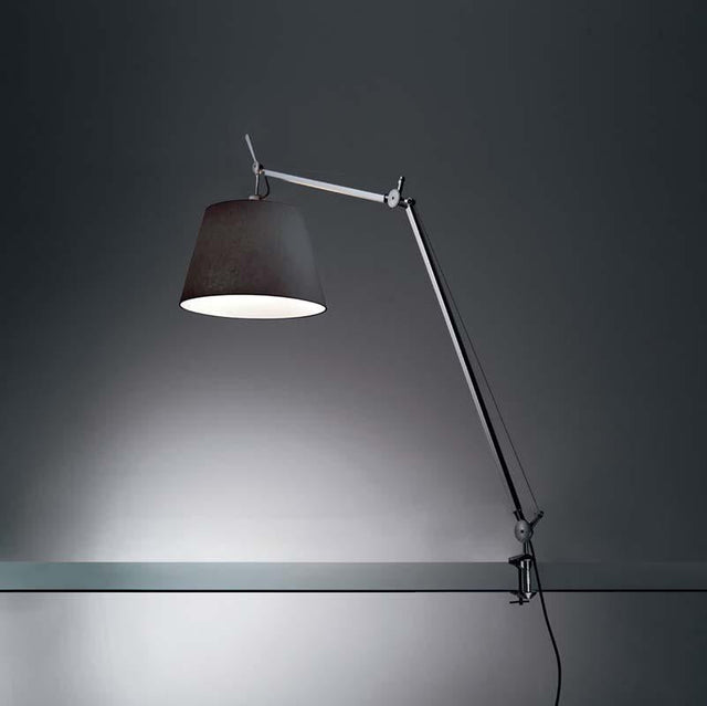 Artemide TLM200 Tolomeo Mega 31W LED Dimmable Aluminum Table Light with Clamp - Seginus Lighting