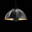 Fortuny 063DF-1 Cupola 63 Suspended Black Shade Lamp