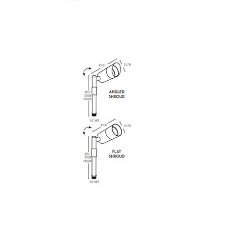 Lightcraft Outdoor Architectural Path Light 12V Stake Included