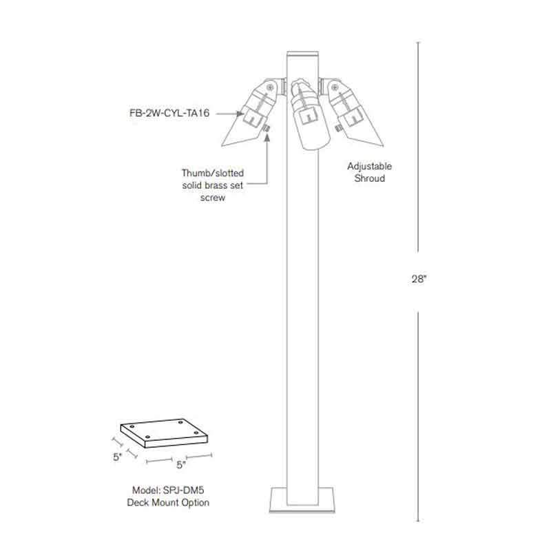 SPJ Lighting SPJ-24D 2W LED Pathlight 12V