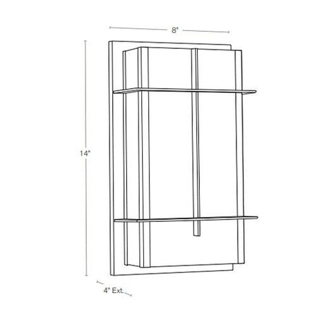 SPJ Lighting SPJ-CC74 Solid Brass Wall Mount