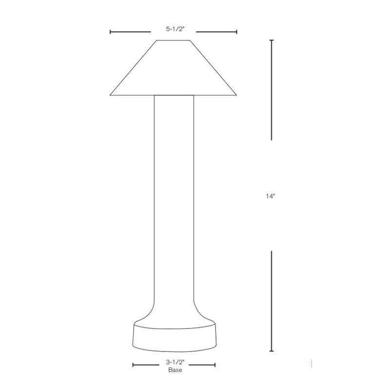 SPJ Lighting SPJ-MA20PL 2.5W Portable Patio Light