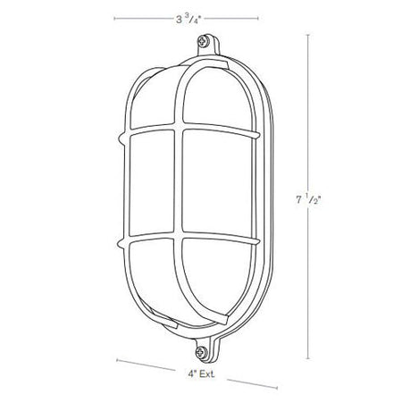 SPJ Lighting SPJ-NS-WF-7H Nautical Flush Mount 10W LED 120V