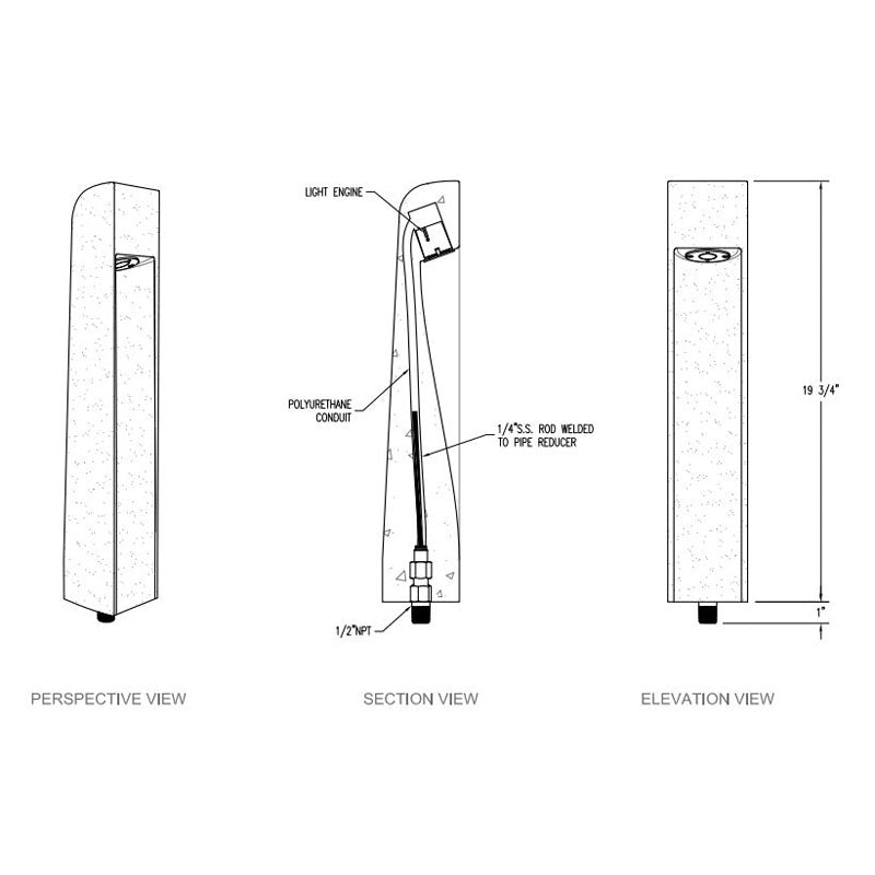 SPJ Lighting SPJ-PCL-B20-BG 2W Path Lights