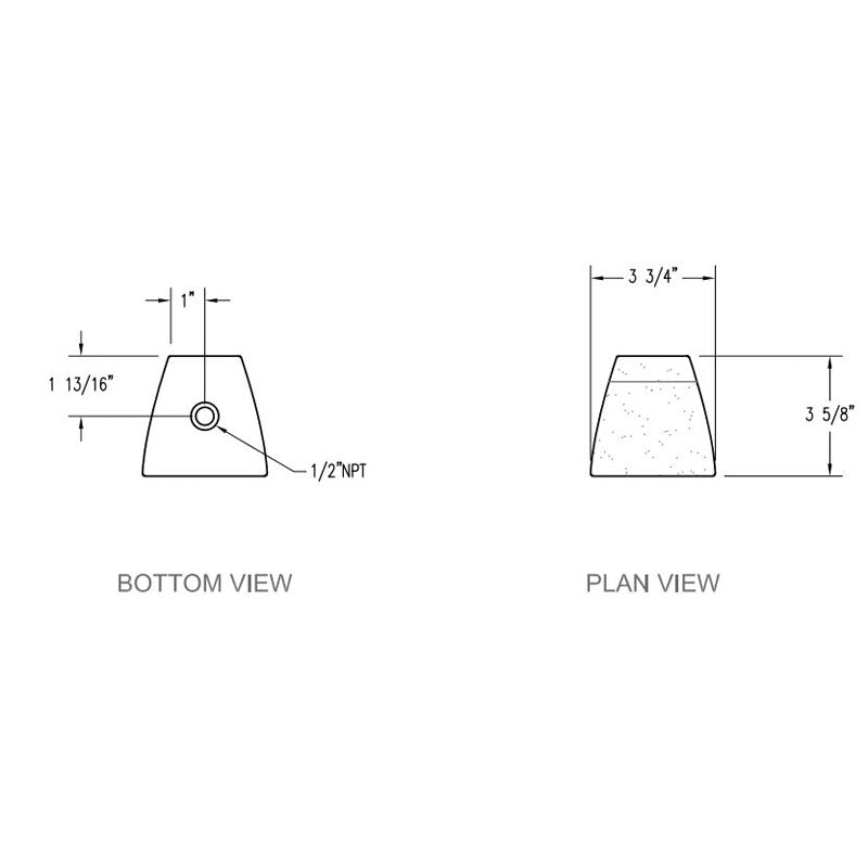 SPJ Lighting SPJ-PCL-B26-BG 2W Path Lights