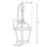 SPJ Lighting SPJ-SM2300 Scroll Mount 120V