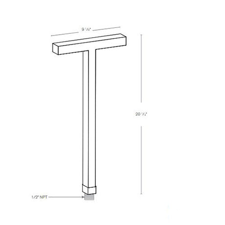 SPJ Lighting SPJ-SQT-100 2W LED Solid Brass Contemporary Pathlight