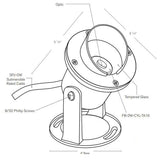 SPJ Lighting SPJ13-14S-1W 1W LED Brass Underwater Light