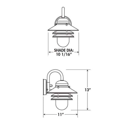 SPJ Lighting SPJ151 Nautical Wall Post