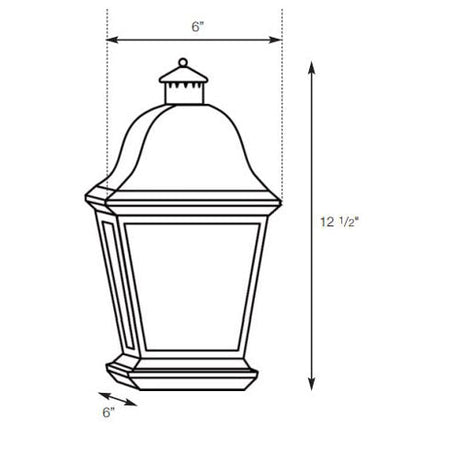 SPJ Lighting SPJ29-02A Flush Mount Lantern 120V