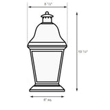 SPJ Lighting SPJ30-01A Column Mount Lantern 120V