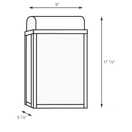 SPJ Lighting SPJ35-06 Flush Mount Lantern 120V