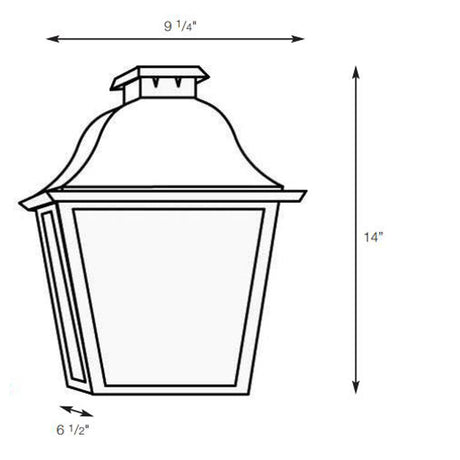 SPJ Lighting SPJ36-01 Flush Mount Lantern 120V